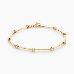 Bracelet Kaelig Plaqué Or Jaune Oxyde De Zirconium|Marc Orian Hot