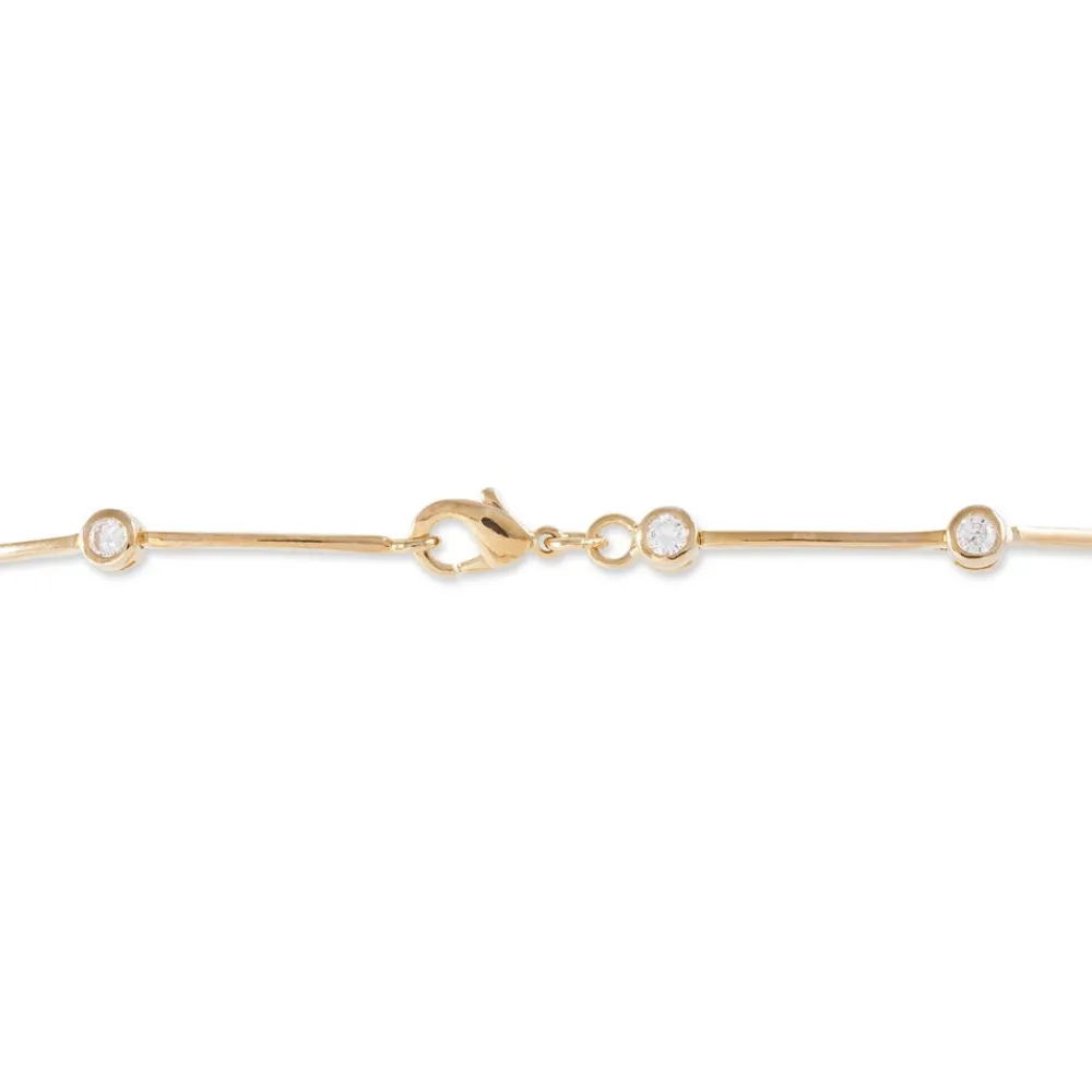 Bracelet Kaelig Plaqué Or Jaune Oxyde De Zirconium|Marc Orian Hot