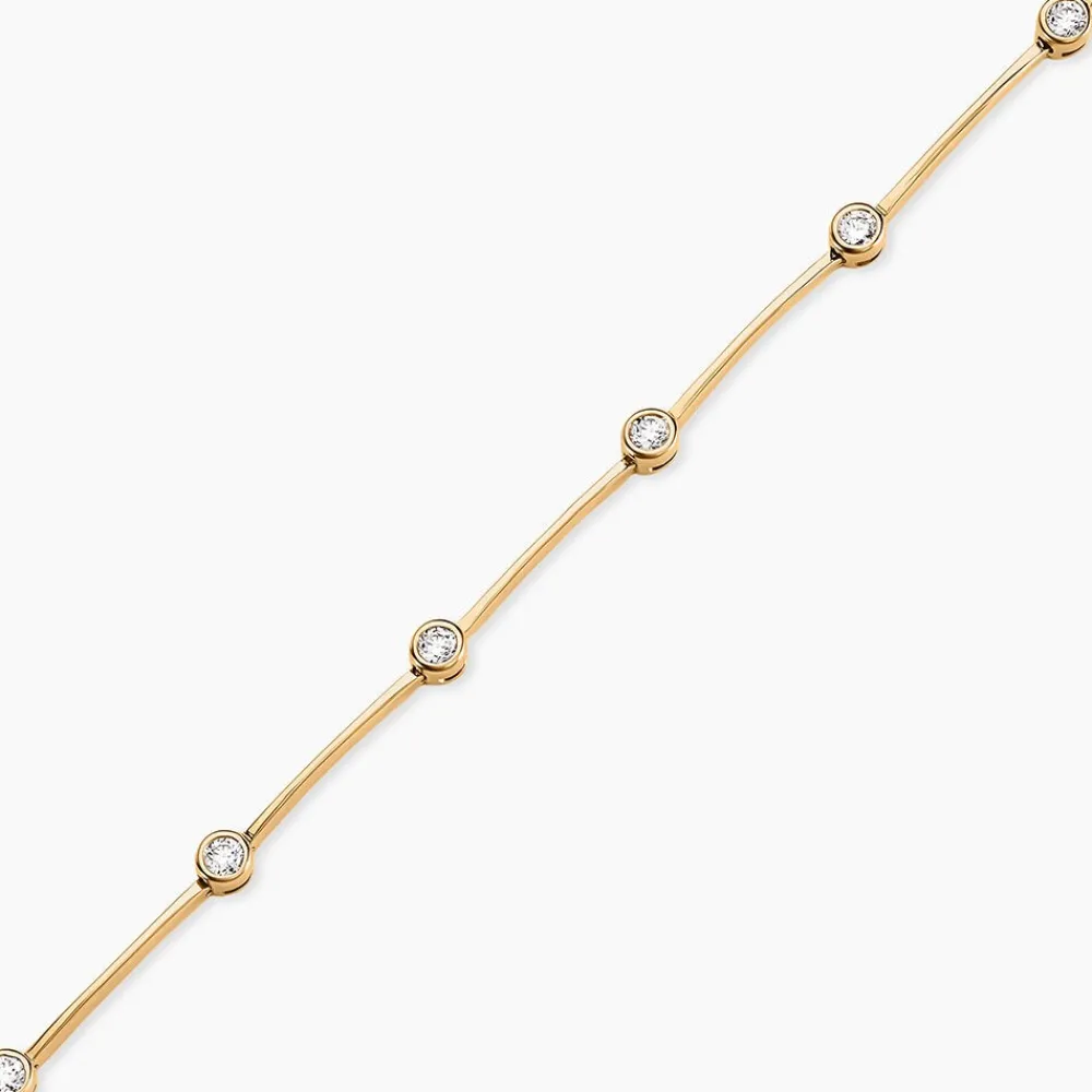 Bracelet Kaelig Plaqué Or Jaune Oxyde De Zirconium|Marc Orian Hot