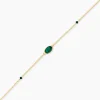 Bracelet Kakalina Or Jaune Malachite