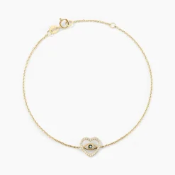 Bracelet Katriona Or Jaune Topaze Oxyde De Zirconium