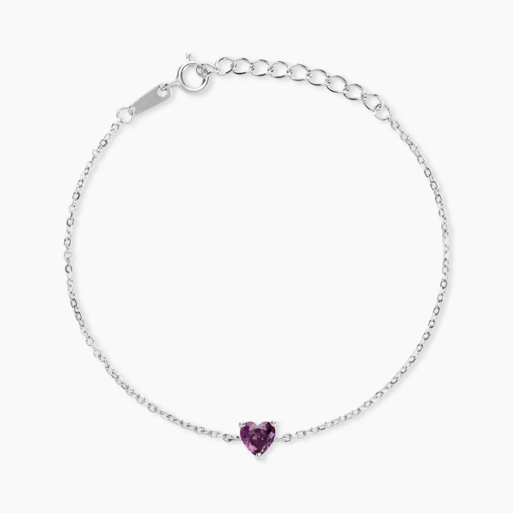 Bracelet Kelvyn Argent Blanc Oxyde De Zirconium|Marc Orian Sale