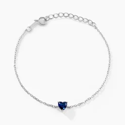 Bracelet Kelvyn Argent Blanc Oxyde
