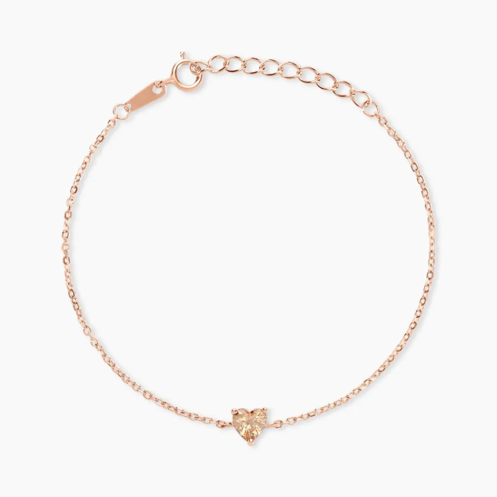 Bracelet Kelvyn Argent Rose Oxyde De Zirconium|Marc Orian Outlet