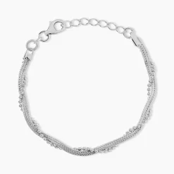 Bracelet Kelyanna Argent Blanc