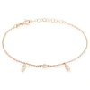 Bracelet Kenta Argent Rose Oxyde De Zirconium