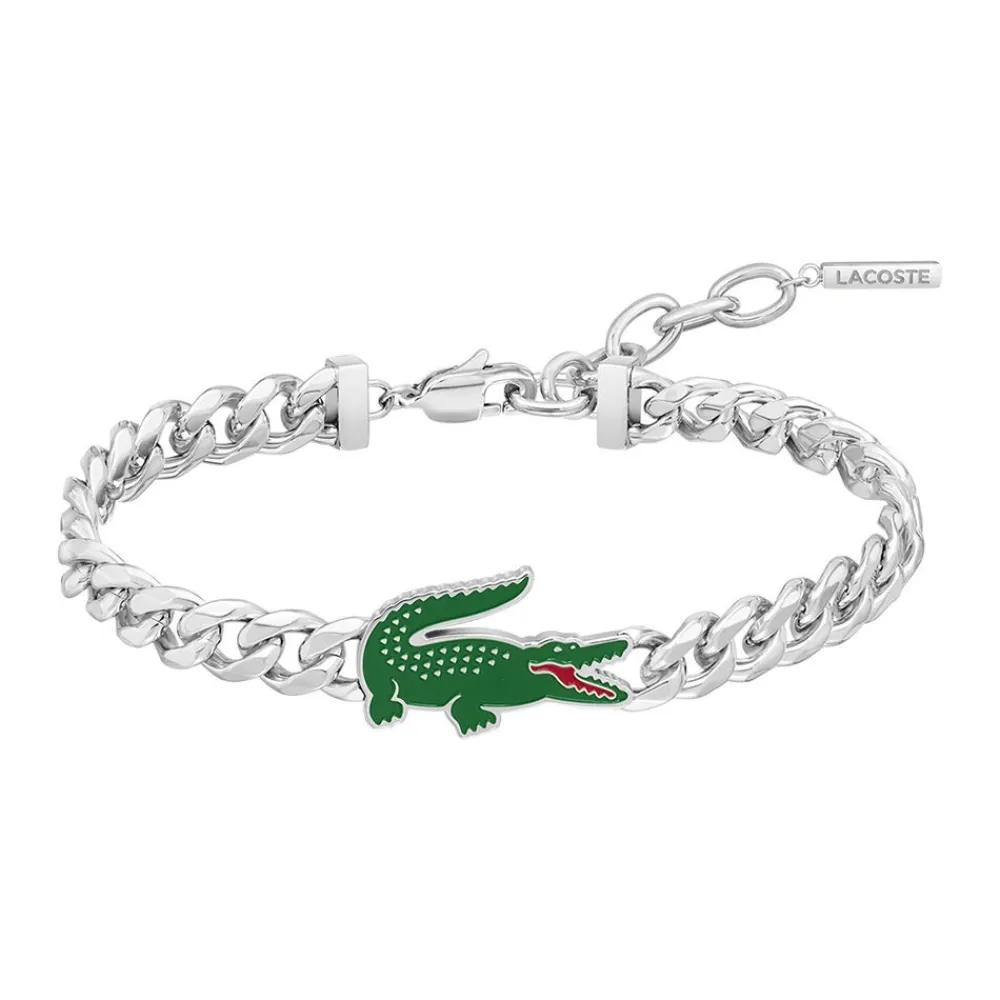 Bracelet Lacoste Arthor Acier Blanc|LACOSTE BIJOUX Hot