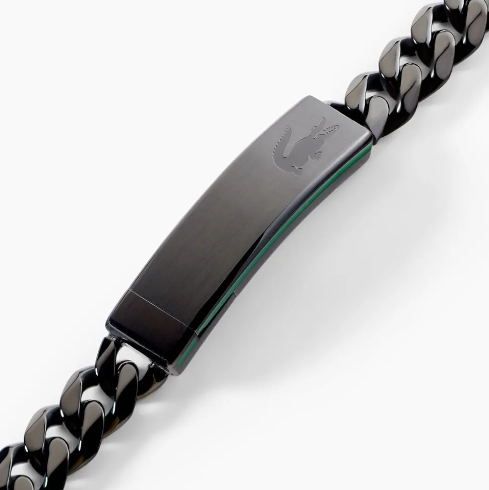 Bracelet Lacoste Baseline Acier Noir