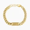 Bracelet Lacoste District Acier Jaune|LACOSTE BIJOUX Discount