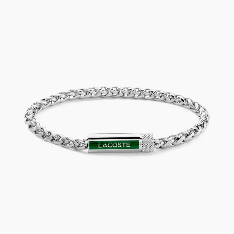 Bracelet Lacoste Spelt Acier Blanc