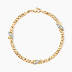 Bracelet Lamyae Plaqué Or Jaune Oxyde De Zirconium|Marc Orian Sale