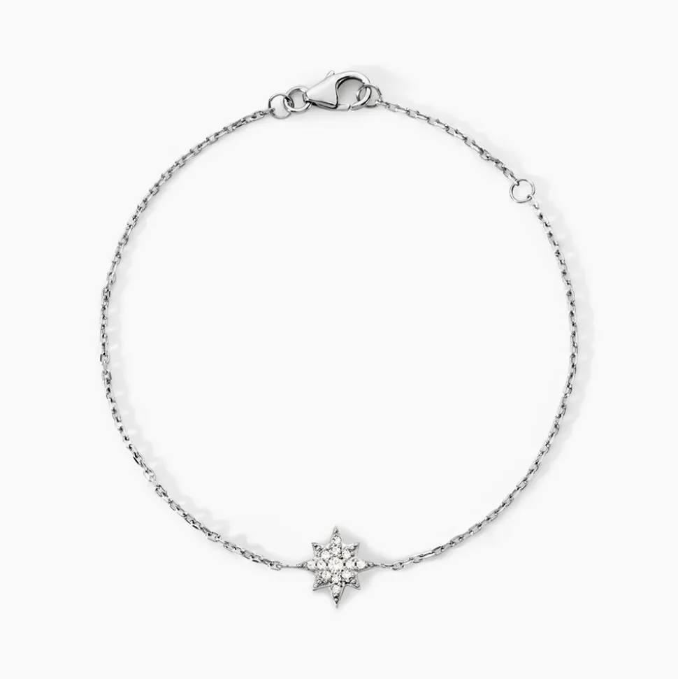 Bracelet Layana Argent Blanc Oxyde De Zirconium