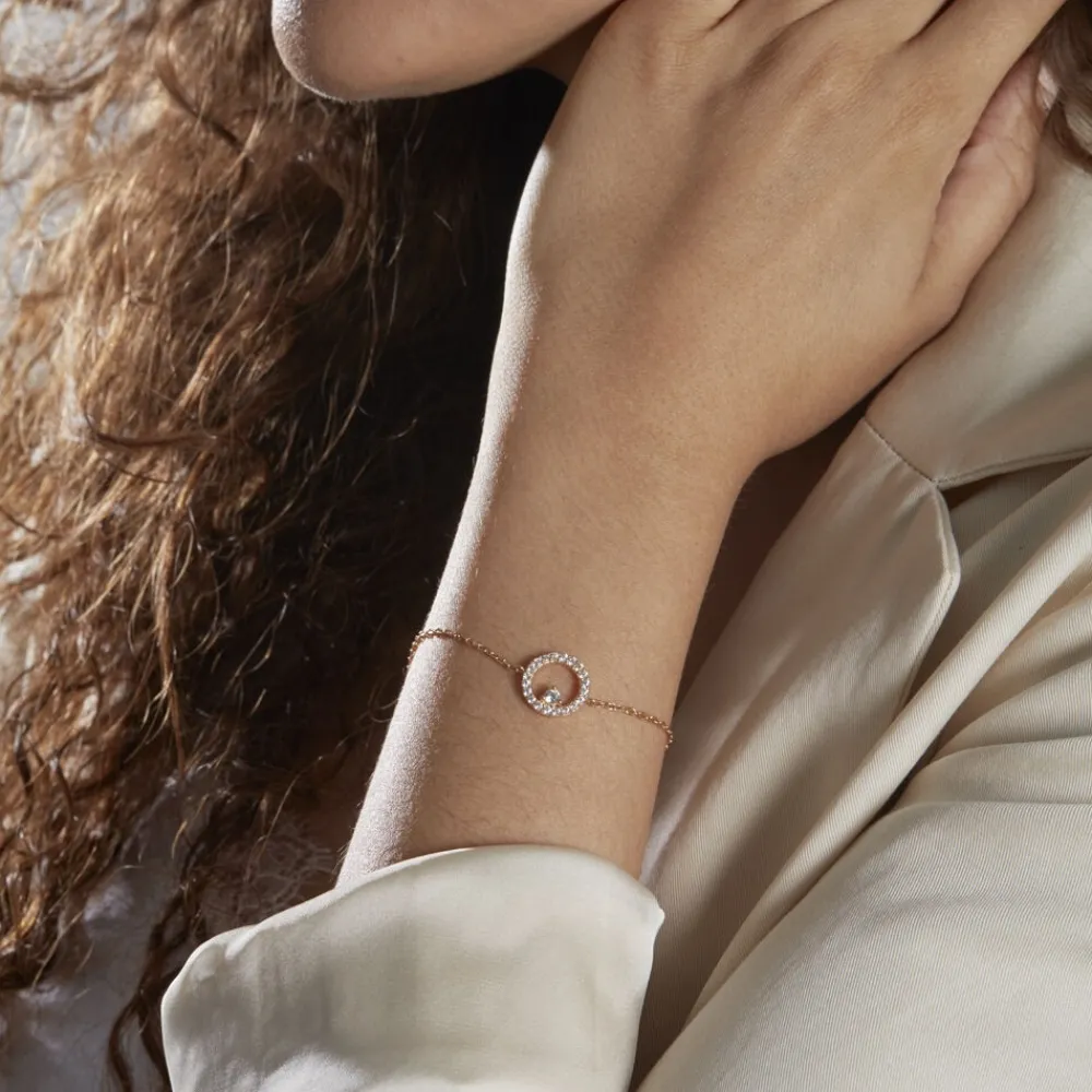 Bracelet Lila Plaqué Or Jaune Oxyde De Zirconium|Marc Orian Discount