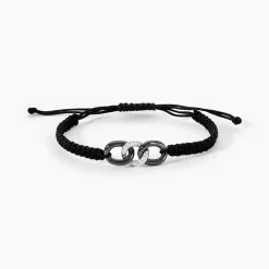 Bracelet Link Argent Blanc Oxyde De Zirconium Et Céramique|Marc Orian Hot