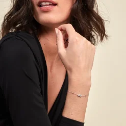 Bracelet Lizéa Argent Blanc|Marc Orian Online