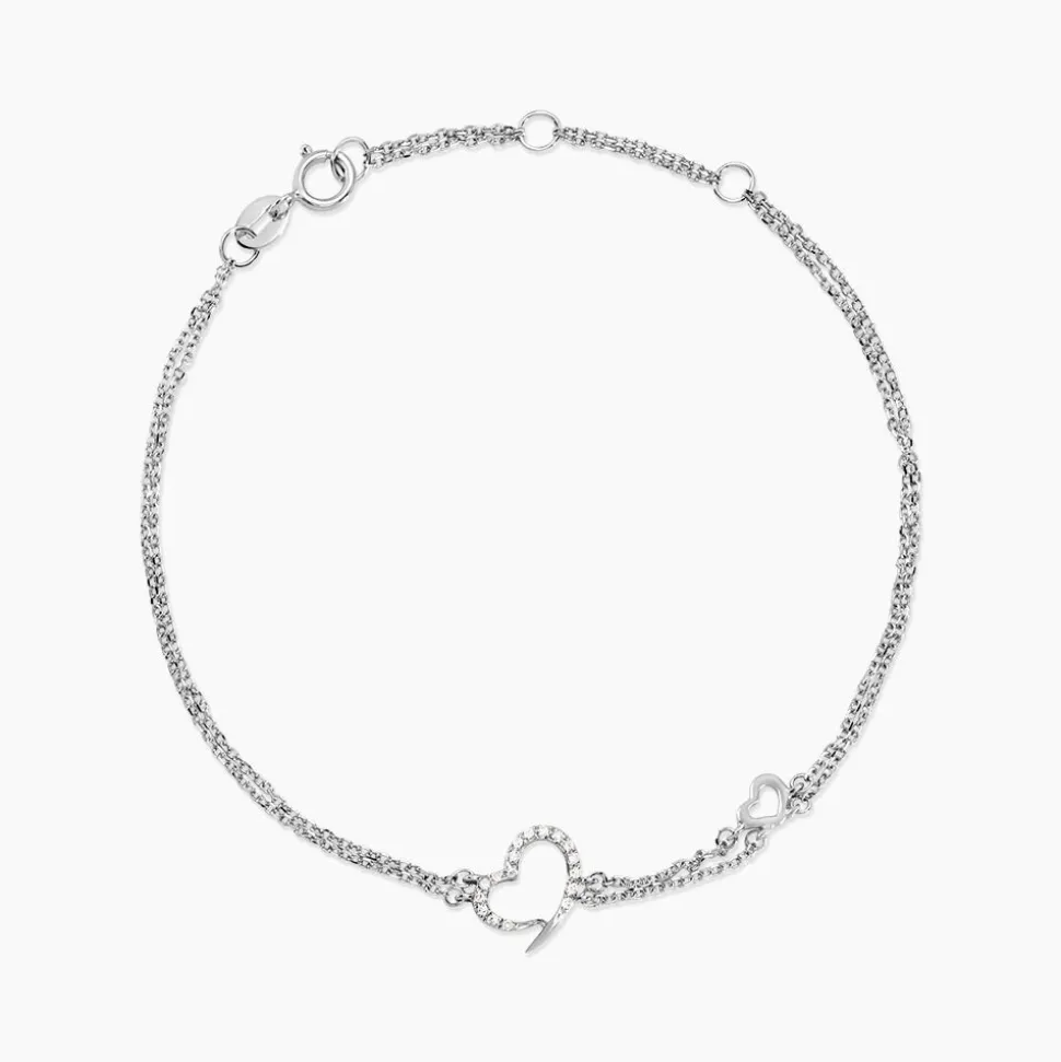 Bracelet Louise Or Blanc Diamant