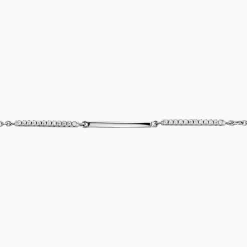 Bracelet Luciane Argent Blanc Oxyde De Zirconium