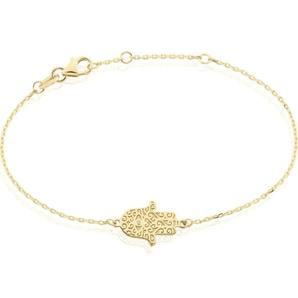 Bracelet Lucian Plaqué Or Oxyde De Zirconium|Marc Orian Clearance