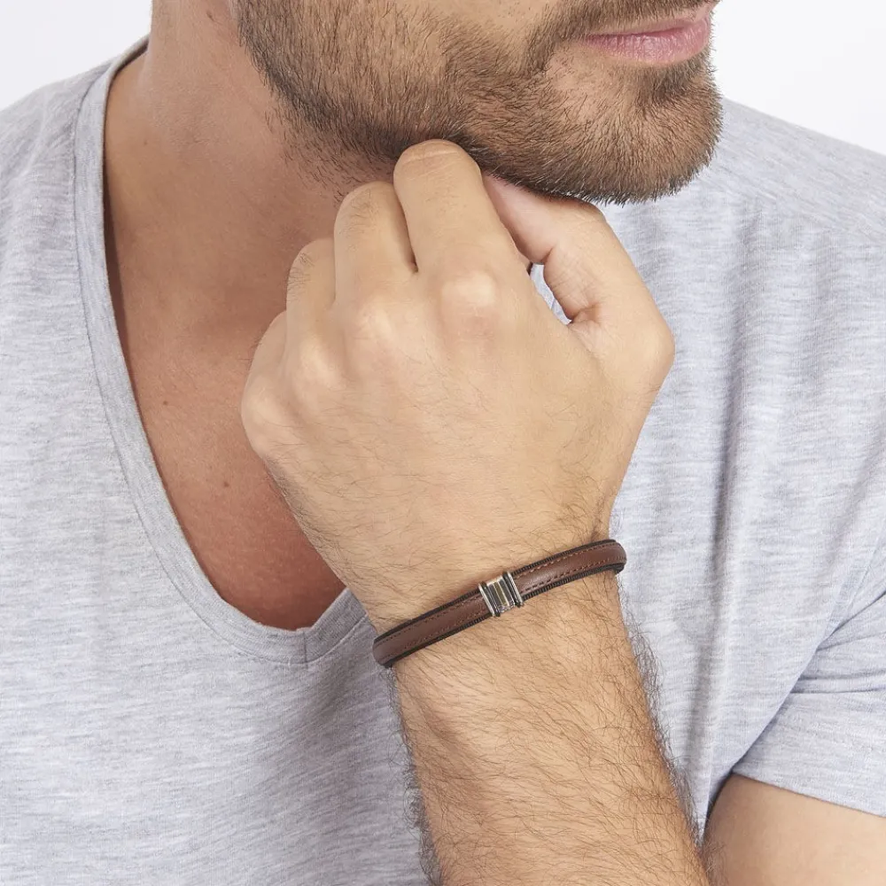Bracelet Luciene Or Acier Bicolore|JOURDAN Hot