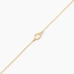 Bracelet Luminea Or Jaune Nacre Oxyde De Zirconium