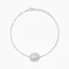 Bracelet Lumineuse Argent Blanc Oxyde De Zirconium|Marc Orian Sale