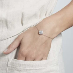 Bracelet Lumineuse Argent Blanc Oxyde De Zirconium|Marc Orian Sale