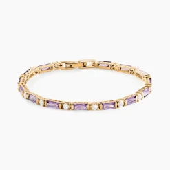 Bracelet Luteciaae Plaqué Or Jaune Oxyde De Zirconium|Marc Orian Discount
