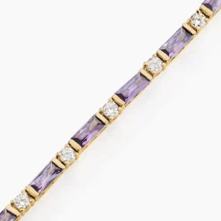 Bracelet Luteciaae Plaqué Or Jaune Oxyde De Zirconium|Marc Orian Discount