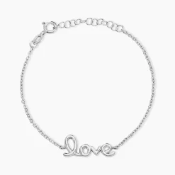 Bracelet Lydie Argent Blanc