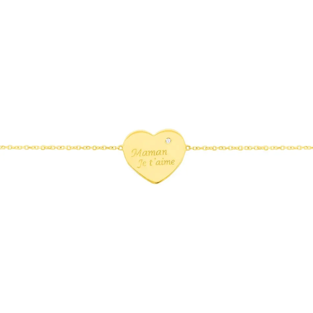Bracelet Lynn Or Jaune Diamant|Marc Orian Hot