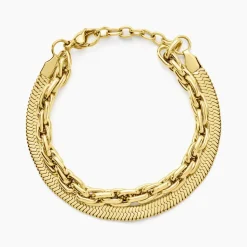 Bracelet Maddalena Acier Jaune