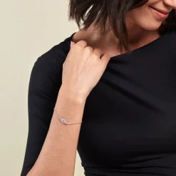 Bracelet Mafatma Argent Blanc Oxyde De Zirconium|Marc Orian New
