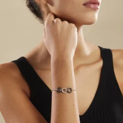 Bracelet Magalie Argent Blanc Céramique Et Oxyde De Zirconium|Marc Orian Clearance