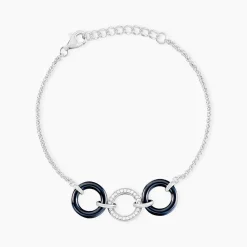 Bracelet Magalie Argent Blanc Céramique Et Oxyde De Zirconium|Marc Orian Clearance