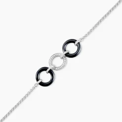 Bracelet Magalie Argent Blanc Céramique Et Oxyde De Zirconium|Marc Orian Clearance