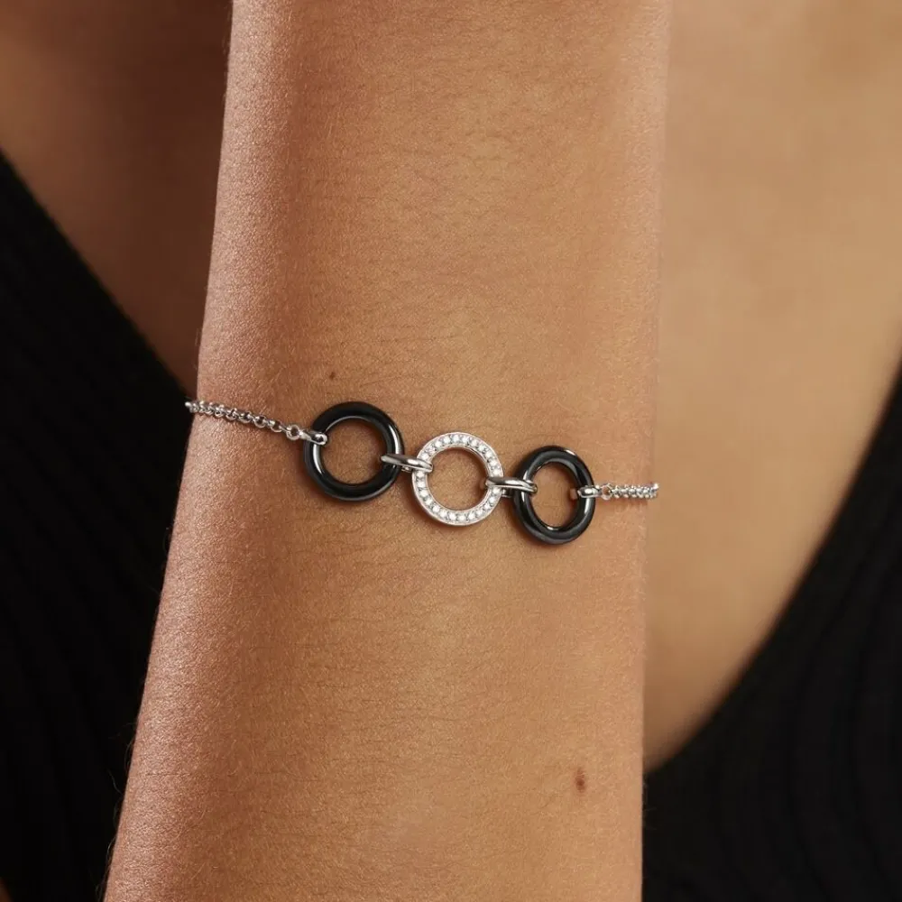 Bracelet Magalie Argent Blanc Céramique Et Oxyde De Zirconium|Marc Orian Clearance