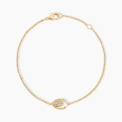 Bracelet Mahalya Plaqué Or Jaune Oxyde De Zirconium|Marc Orian Online