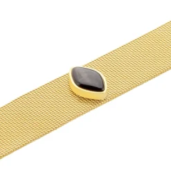 Bracelet Maille Acier Doré Ryad Agate|Marc Orian Clearance