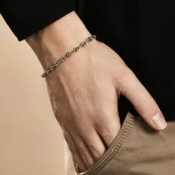 Bracelet Maille Argent Carrus|Marc Orian Outlet