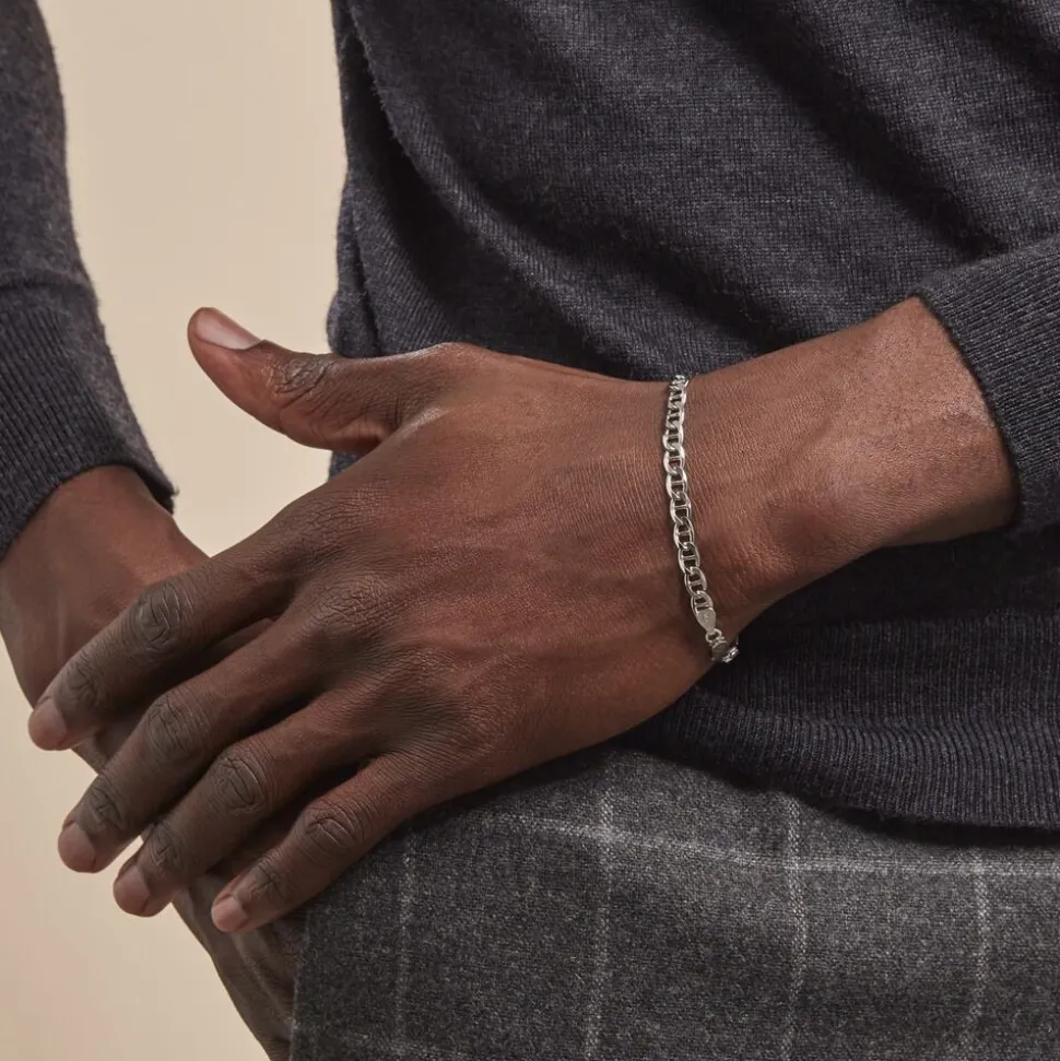 Bracelet Maille Argent Nazima