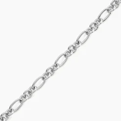 Bracelet Maille Camiorica Argent Blanc