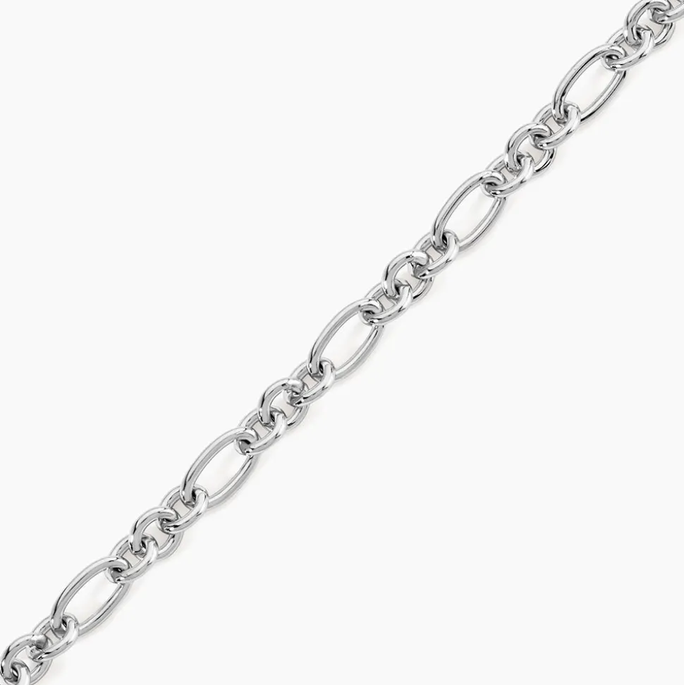 Bracelet Maille Camiorica Argent Blanc