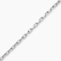 Bracelet Maille Donte Argent Blanc