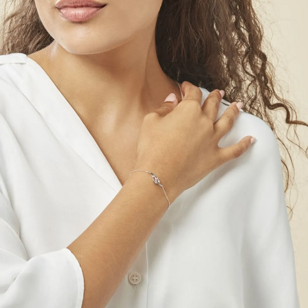 Bracelet Marnie Or Blanc Diamant|Marc Orian Discount