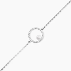 Bracelet Marthe Argent Blanc Perle De Culture Et Oxyde De Zirconium|Marc Orian Sale