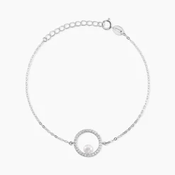 Bracelet Marthe Argent Blanc Perle De Culture Et Oxyde De Zirconium|Marc Orian Sale