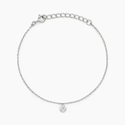 Bracelet Mayane Argent Blanc