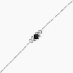 Bracelet Maymana Argent Blanc Oxyde De Zirconium
