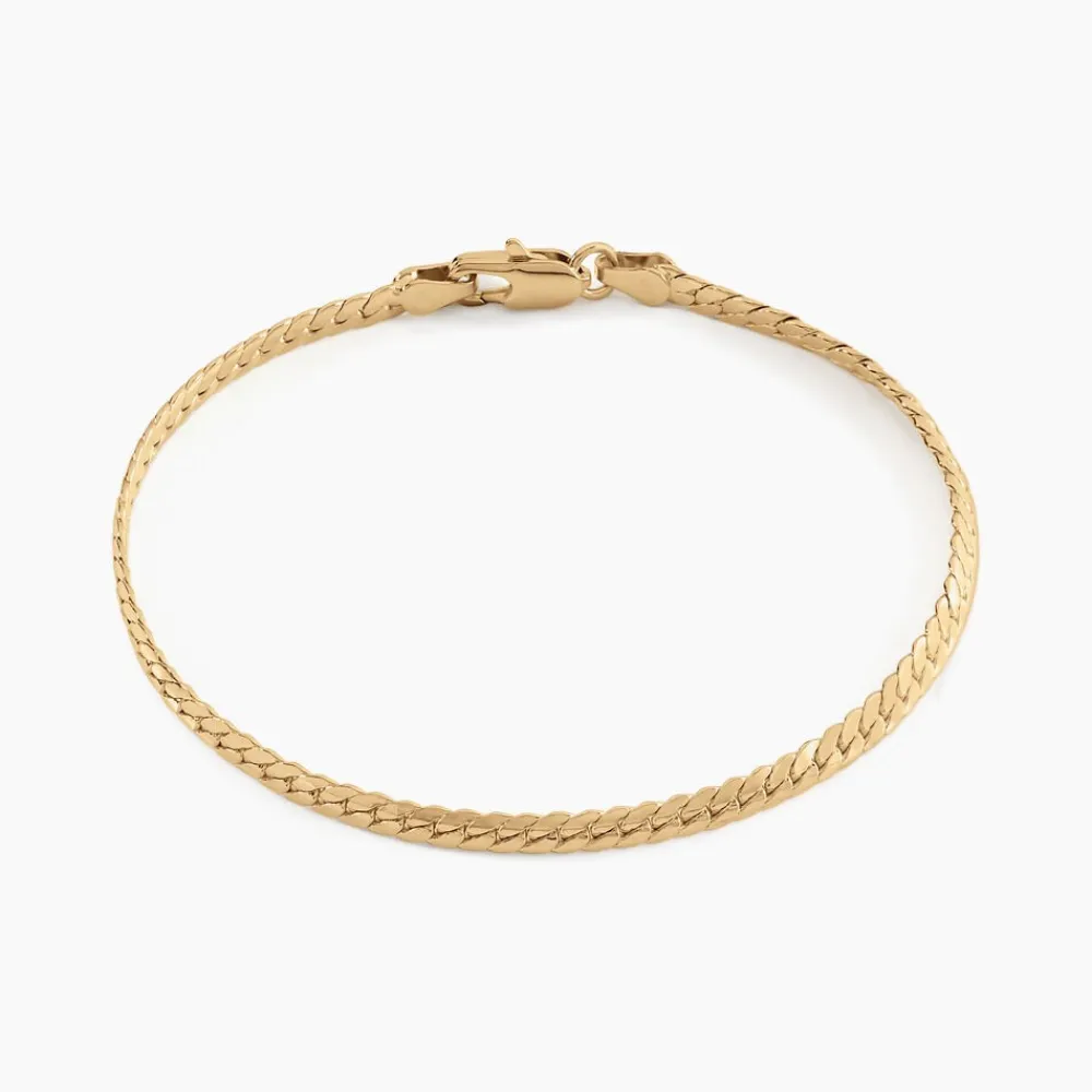 Bracelet Messaline Plaqué Or Jaune|Marc Orian Discount