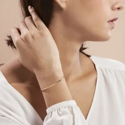 Bracelet Messaline Plaqué Or Jaune|Marc Orian Discount